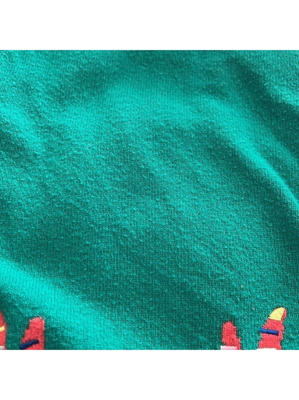 MINI BODEN girls 3-4y Christmas reindeer dress. Green. - Picture 5 of 8